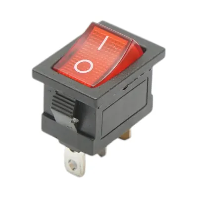Buton intrerupator ON-OFF cu 3 pini 12V/10A, 250V/6A Breckner Germany