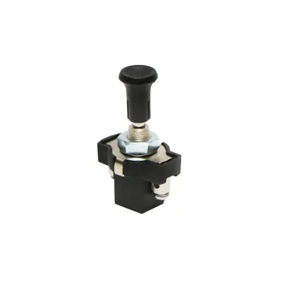 Intrerupator scurt on-off 12V/5A pull switch cu piulita prindere metalica Breckner Germany - imagine 2