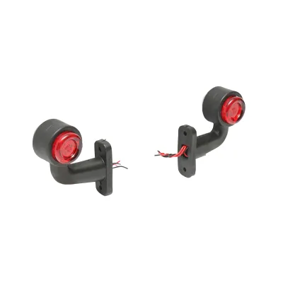 Set lampi laterale de gabarit cu LED 12/24V, rosu-alb FR0103 Breckner Germany - imagine 3