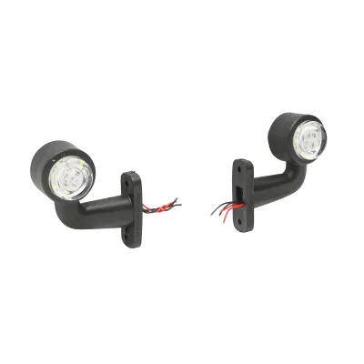 Set lampi laterale de gabarit cu LED 12/24V, rosu-alb FR0103 Breckner Germany - imagine 4