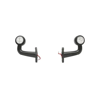 Set lampi laterale de gabarit cu LED 12/24V, rosu-alb FR0115 Breckner Germany - imagine 2