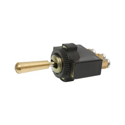 Comutator 3 pozitii cu maneta metalica 12-24V DC/10A, 125-250V AC/2A Breckner Germany - imagine 4