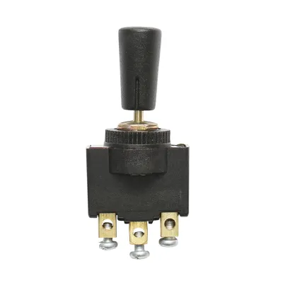 Comutator 3 pozitii cu maneta si prindere metalica 12-24V DC/10A, 125-250V AC/2A Breckner Germany