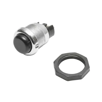 Buton pornire metalic cu revenire 12-24V DC/10A, 125-250V AC/2A Breckner Germany - imagine 5