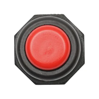 Buton pornire din plastic cu revenire, rosu 12-24V DC/10A, 125-250V AC/2A Breckner Germany - imagine 3