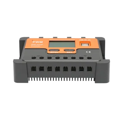 Regulator tensiune pentru panou solar 30A 12V/24V 2X port USB 5V/2A Breckner Germany - imagine 4