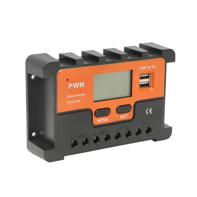 Regulator tensiune pentru panou solar 30A 12V/24V 2X port USB 5V/2A Breckner Germany - imagine 2
