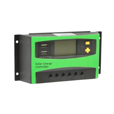 Regulator tensiune pentru panou solar 30A 12V/24V 2X port USB Breckner Germany - imagine 2