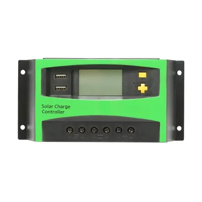 Regulator tensiune pentru panou solar 30A 12V/24V 2X port USB Breckner Germany
