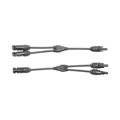 Set conector tip MC4 x 3 lungime 280mm pentru panou solar