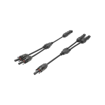 Set conector tip MC4 x 3 lungime 280mm pentru panou solar - imagine 2