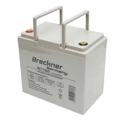 Baterie sistem solar cu gel 12V 50Ah 20HR 242x148x240mm FCG12-50 Breckner Germany - imagine 3