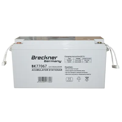 Baterie sistem solar cu gel 12V 150Ah 20HR 495x180x275mm FCDG12-150 Breckner Germany