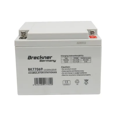 Baterie sistem solar cu gel 12V 28Ah 20HR 175x165x125mm FCD12-28 Breckner Germany