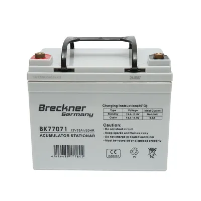 Baterie sistem solar cu gel 12V 33Ah 20HR 196x130x155mm FCG12-33 Breckner Germany