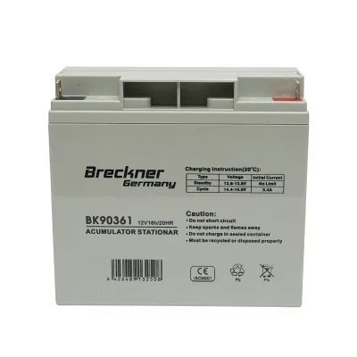Baterie sistem solar cu gel 12V 18Ah, 181x77x167x167mm L1, FC12-18 Breckner Germany