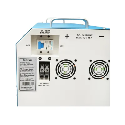 Invertor solar 800W PWM 12V, 50A echipat cu baterie stationara 12V/85Ah, mobil cu controler - imagine 3