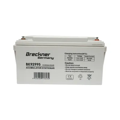 Baterie sistem solar fotovoltaic 12V 65Ah 20HR 365x179x210mm SL12-65 Breckner Germany