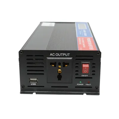 Invertor tensiune 12V-220V 2000W LCD cu USB Breckner Germany - imagine 3