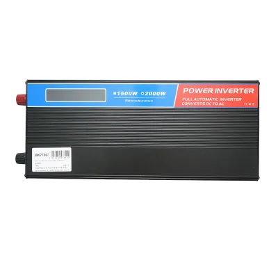 Invertor tensiune 12V-220V 2000W LCD cu USB Breckner Germany - imagine 2