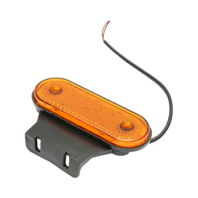Lampa gabarit laterala LED 12-24V galbena cu suport 117x44x11mm Breckner Germany - imagine 4