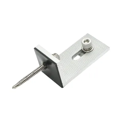 Clema L, element fixare pentru tabla, prinderi panou solar fotovoltaic sistem A 20mm Breckner Germany - imagine 4