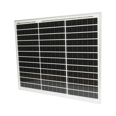 Panou solar 50W fotovoltaic monocristalin 550x680x25mm Breckner Germany - imagine 4