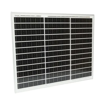 Panou solar 50W fotovoltaic monocristalin 550x680x25mm Breckner Germany - imagine 2