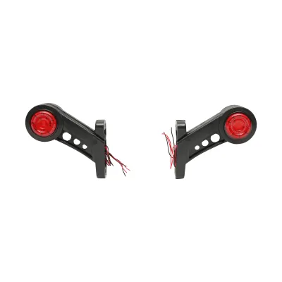 Set lampi laterale de gabarit cu LED 12-24V, rosu-alb, PVC elastic Breckner Germany - imagine 2