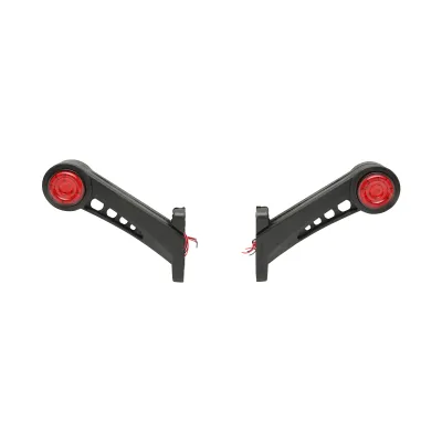 Set lampi laterale de gabarit cu LED 12-24V, rosu-alb, PVC elastic Breckner Germany - imagine 2