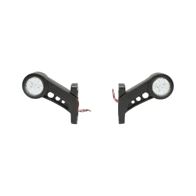 Set lampi laterale de gabarit cu LED 12-24V, rosu-alb, PVC elastic Breckner Germany - imagine 2