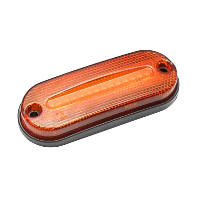 Lampa laterala LED galbena 120mm 12-24V Breckner Germany - imagine 3