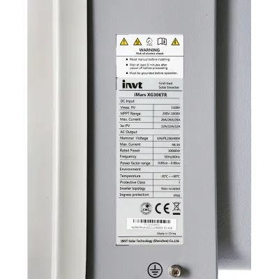 Invertor ON-GRID iMARS 30 KW XG30KTR INVT prosumator, trifazic 400V - imagine 4