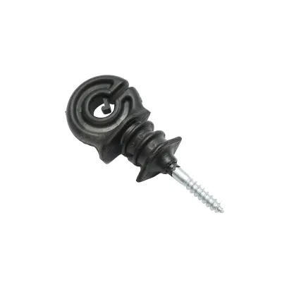 Izolator inelar PP ECO negru mat pentru fir gard electric Breckner Germany - imagine 3