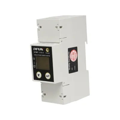 Kit releu putere DFUN DFPM91 smart meter, monofazic 220V, 63A cu siguranta digitala, transformator Split Core 600V, 50-60Hz - imagine 3