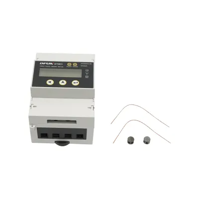 Kit releu putere DFUN DFPM93, smart meter, trifazic 3x220-380V, 6400imp/Kwh cu siguranta digitala, transformator Split Core 600V, 200A/5A, 50-60Hz - imagine 7