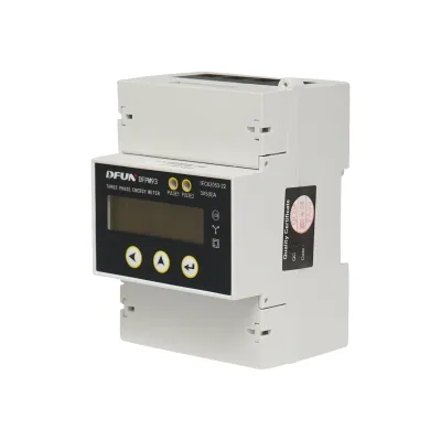 Kit releu putere DFUN DFPM93, smart meter, trifazic 3x220-380V, 6400imp/Kwh cu siguranta digitala, transformator Split Core 600V, 200A/5A, 50-60Hz - imagine 3