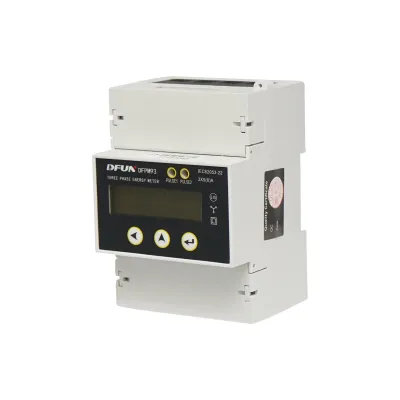 Kit releu putere DFUN DFPM93 smart meter, trifazic 3x220-380V, 6400imp/Kwh cu siguranta digitala, transformator Split Core 600V, 300A/5A, 50-60Hz - imagine 3