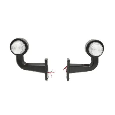 Set lampi laterale gabarit led-neon cu brat 12-24V rosu/alb FR0148R/W Breckner Germany - imagine 2