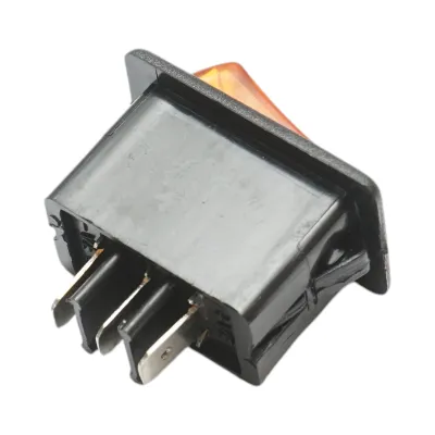 Intrerupator lumini 3 pini portocaliu universal Breckner Germany - imagine 4