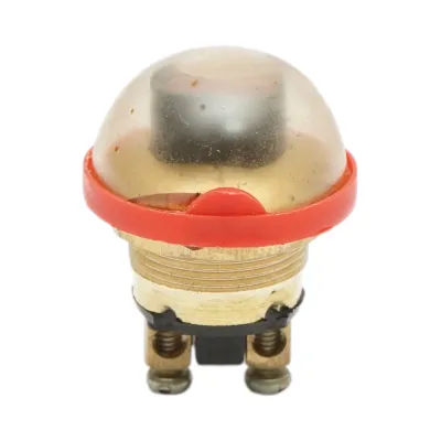 Buton pornire motor cu capac protectie apa New Holland Ø22mm cod OEM 83955006