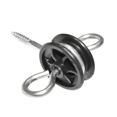 Izolator cu ancorare dubla 5.8mm 85x87mm gard electric Breckner Germany - imagine 3