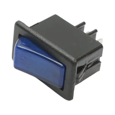 Intrerupator lumini 3 pini albastru universal Breckner Germany - imagine 2