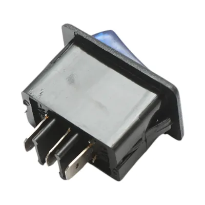 Intrerupator lumini 3 pini albastru universal Breckner Germany - imagine 3