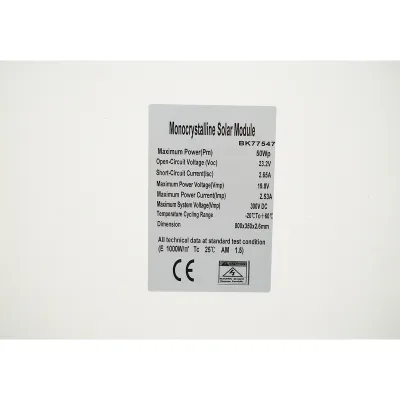 Panou solar 50W fotovoltaic monocristalin, flexibil, cablu si conectori MC4 Breckner Germany - imagine 6