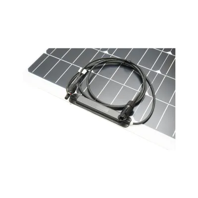 Panou solar 100W fotovoltaic monocristalin, flexibil, cablu si conectori MC4 Breckner Germany - imagine 4