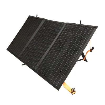 Panou solar 100W fotovoltaic monocristalin, pliabil tip valiza cu regulator de tensiune si USB port Breckner Germany - imagine 2