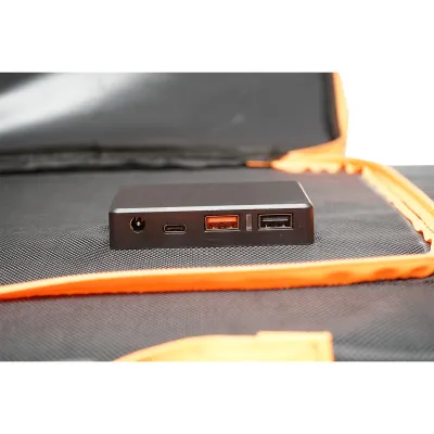 Panou solar 100W fotovoltaic monocristalin, pliabil tip valiza cu regulator de tensiune si USB port Breckner Germany - imagine 6