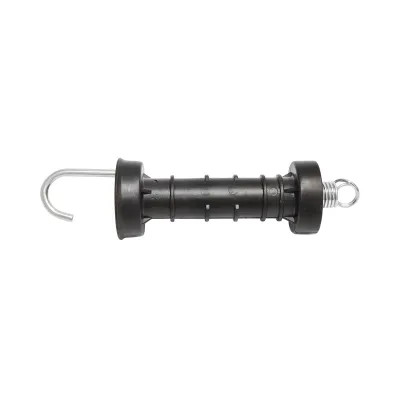 Maner poarta negru cu carlig si arc mare gard electric Mezofarm - imagine 3