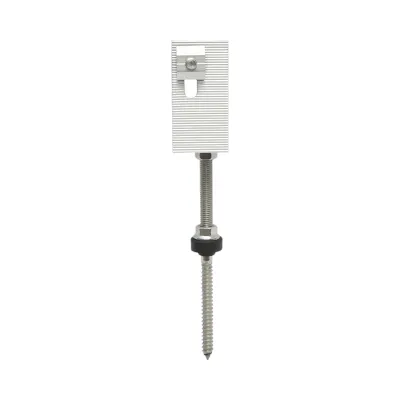 Set clema L pentru acoperis tabla cu bolt M10X200mm prinderi panou solar fotovoltaic Breckner Germany - imagine 5